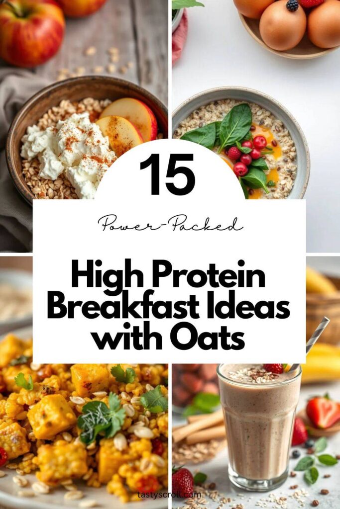High Protein Breakfast Ideas with Oats