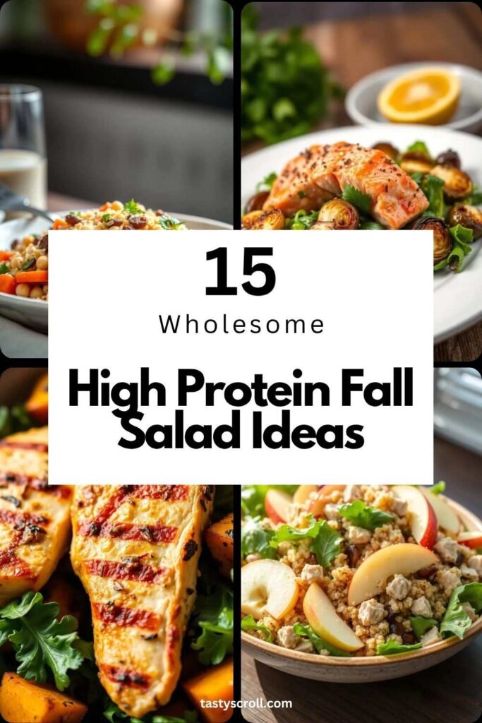 High Protein Fall Salad