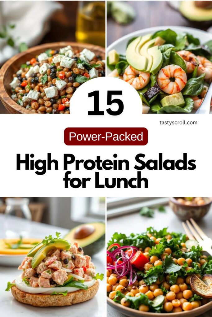 High Protein Salads for Lunch