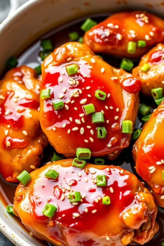 Honey Glazed Chicken Thighs