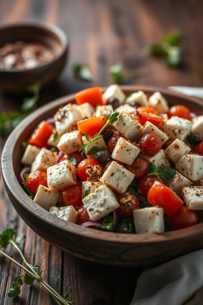 Paneer Greek Salad