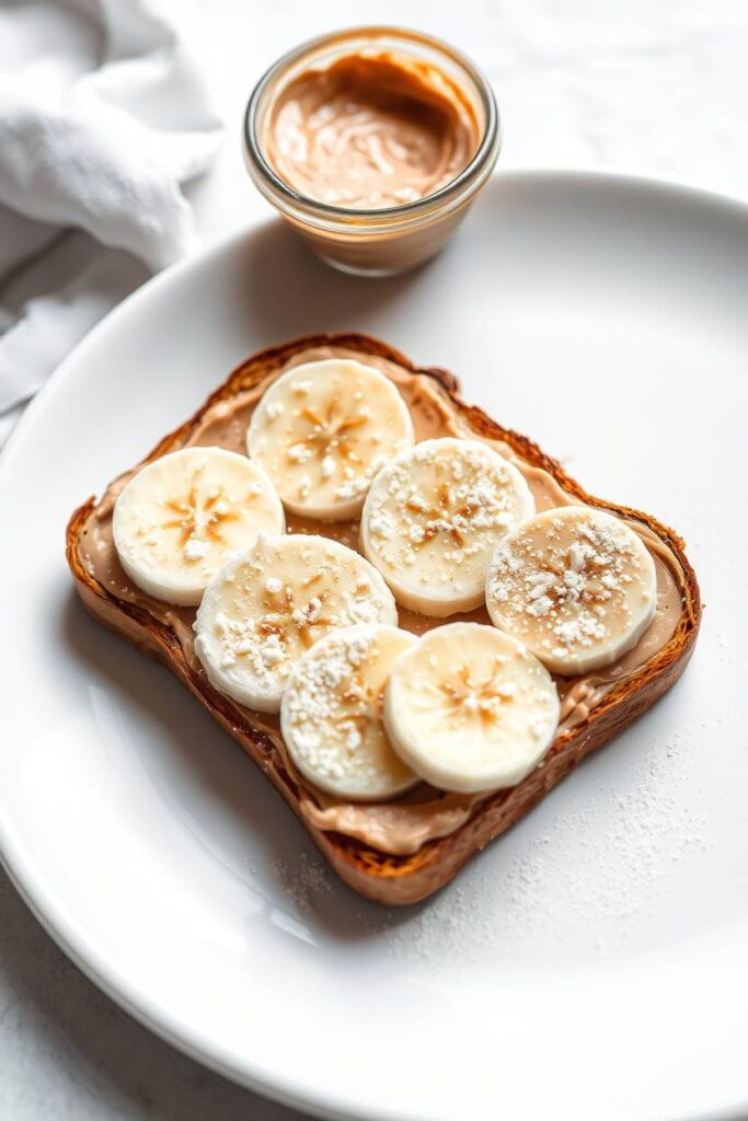 Peanut Butter Banana Toast with Protein