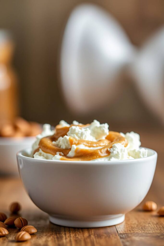 Peanut Butter Cottage Cheese Bowl