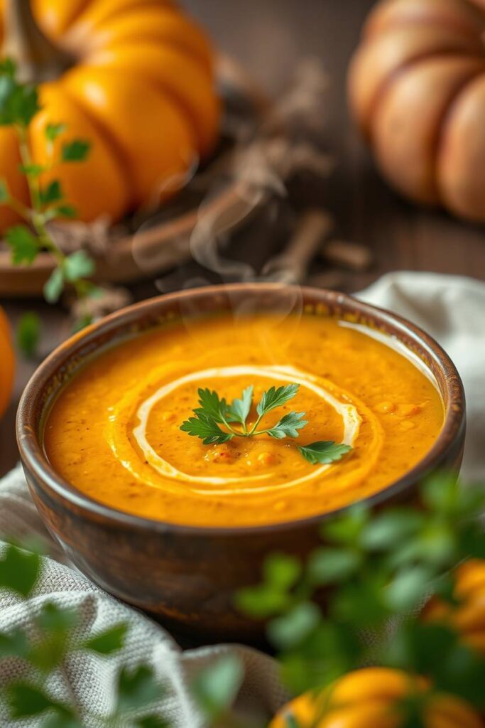Pumpkin Lentil Soup