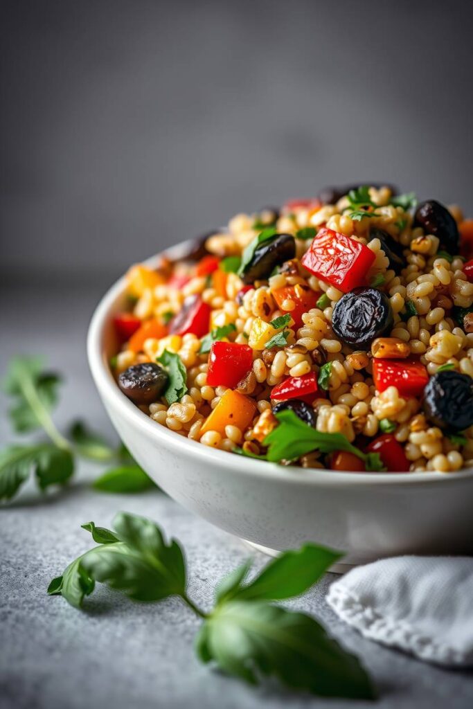 Roasted Veggie Farro Salad