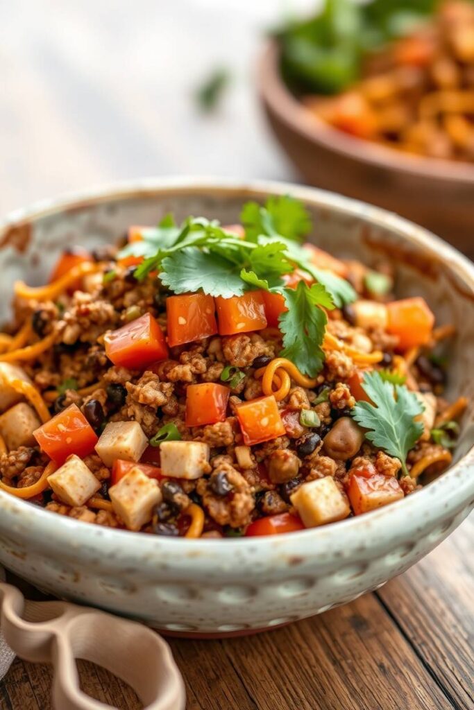 Seitan Taco Salad