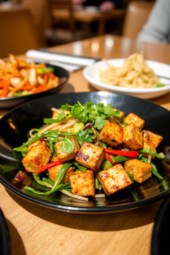 Spicy Tofu Asian Salad