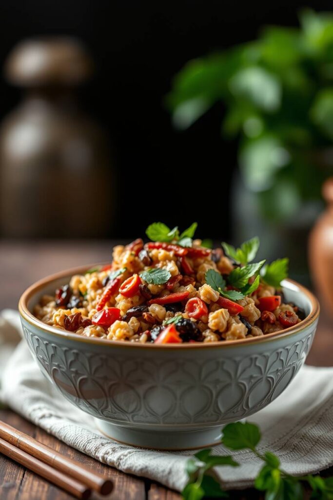 Tempeh & Brown Rice Buddha Bowl