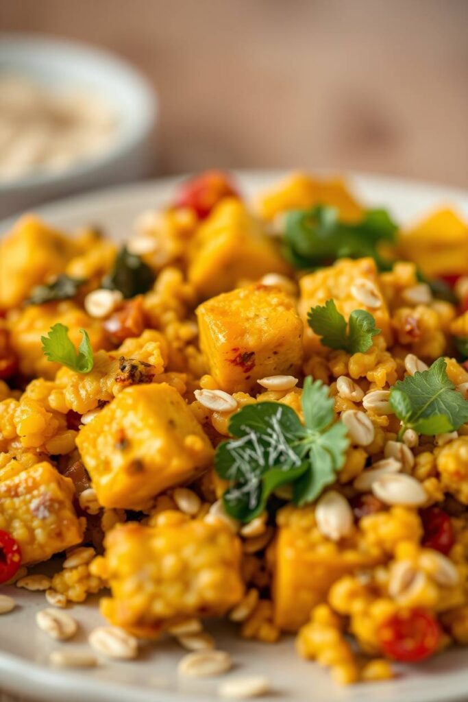 Tofu Scramble with Oats