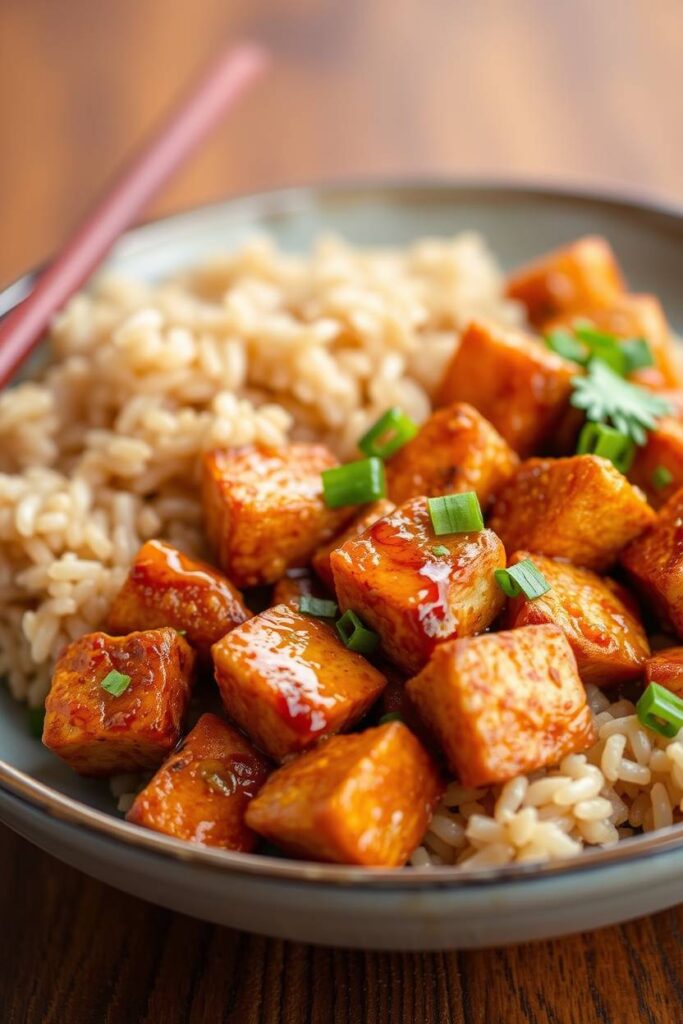 Tofu Stir-Fry with Brown Rice