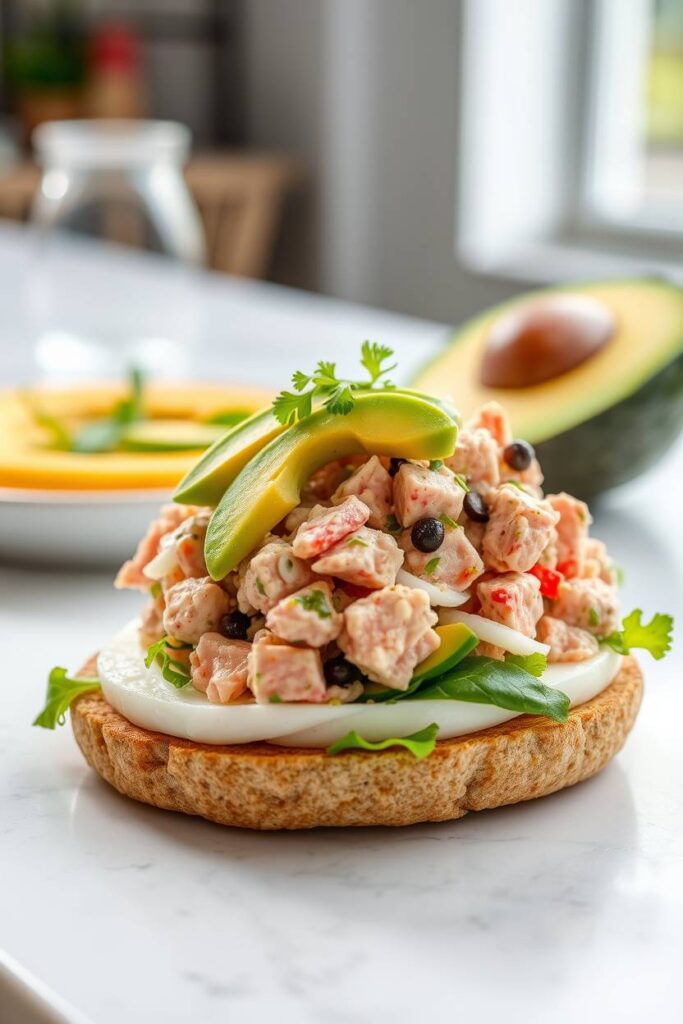 Tuna and Avocado Egg Salad