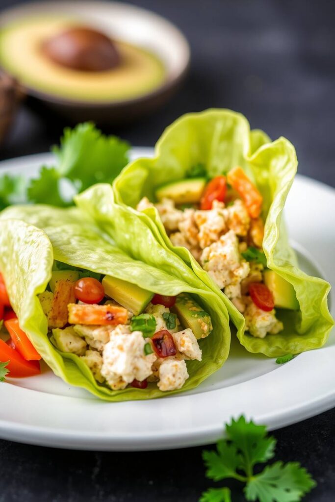 Turkey and Avocado Lettuce Wraps