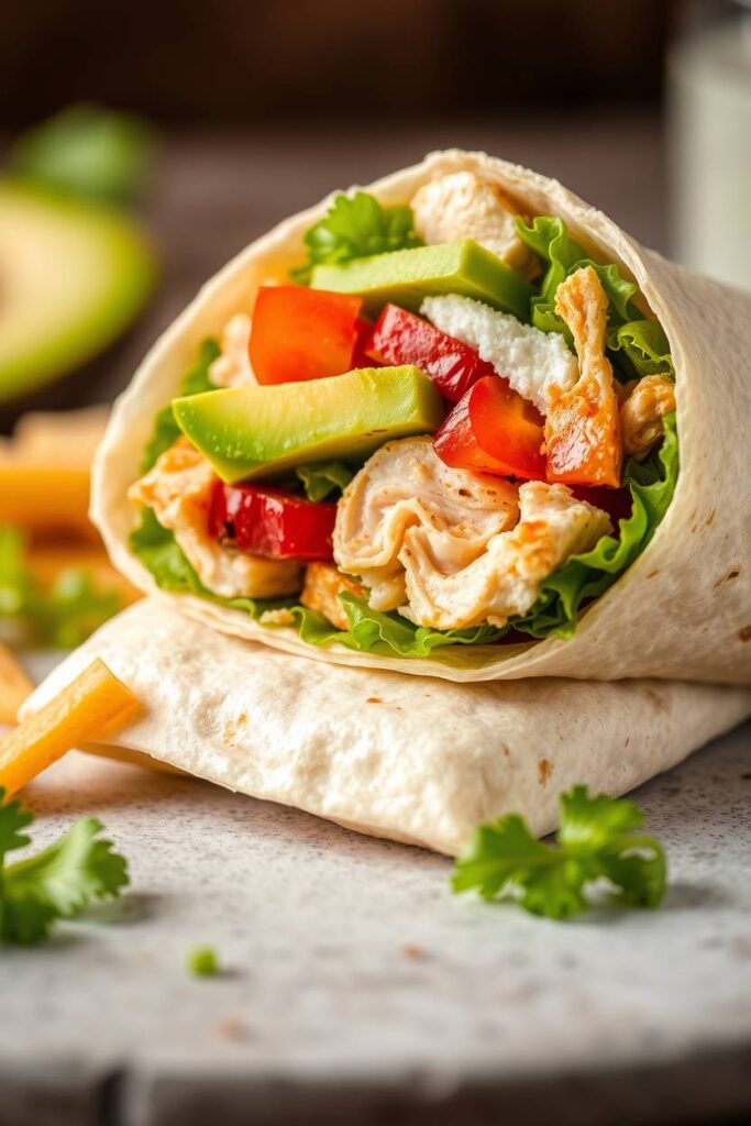 Turkey and Avocado Wrap