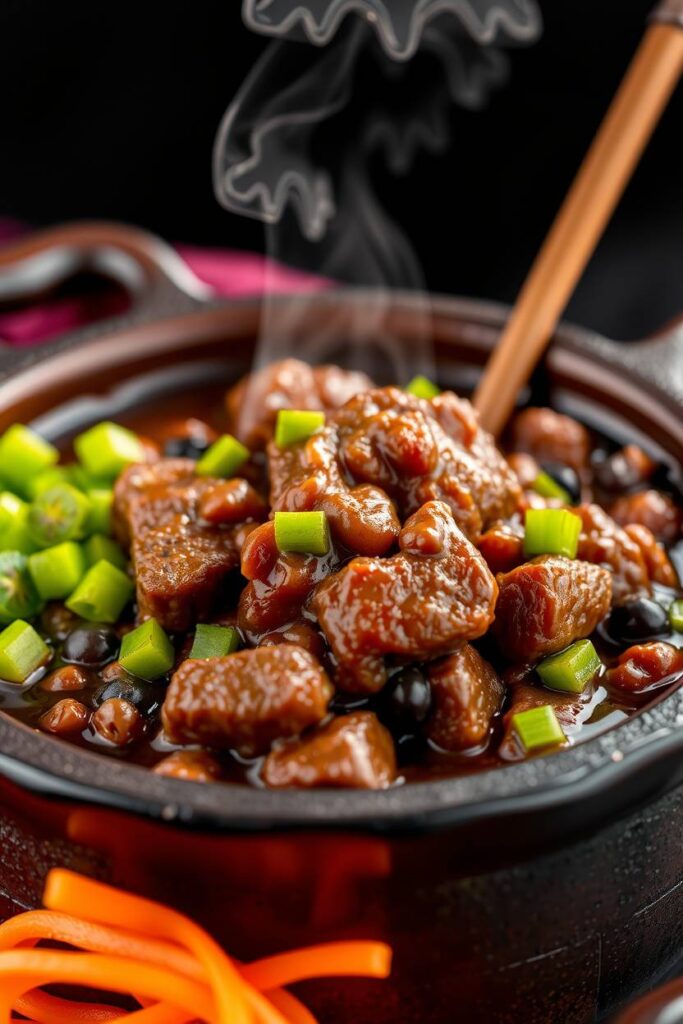 Witch’s Cauldron Beef & Black Bean Bowl