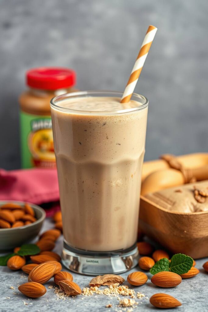 Protein Smoothie with Almond Butter